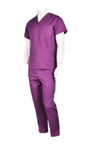 SKNU009 custom-made doctor's suit uniform order group clinic uniform center clinic uniform specialty shop HK shuteni clinic uniform price pet beauty pet clinic pet medical treatment 45 degree